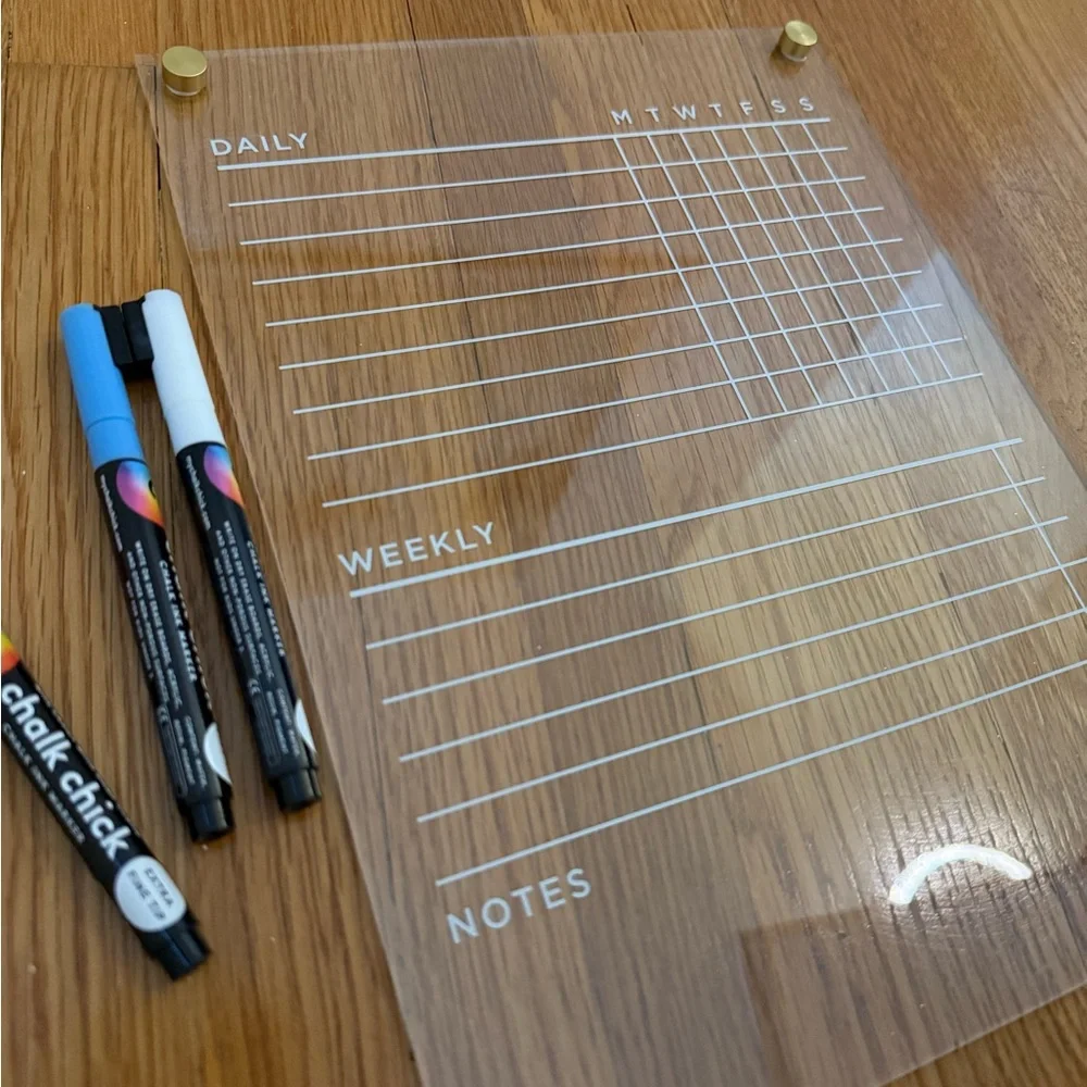 Minimalist Magnetic Family Calendar Chore Chart - West Elm Dullicate